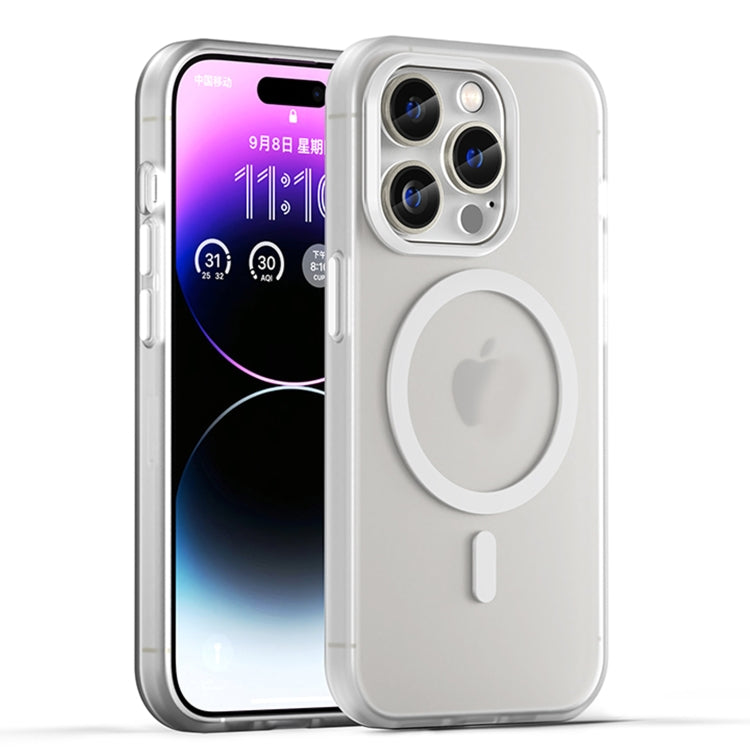 MagSafe Frosted Translucent TPU + PC Full Coverage Phone Case, For iPhone 15 Pro, For iPhone 15 Plus, For iPhone 15