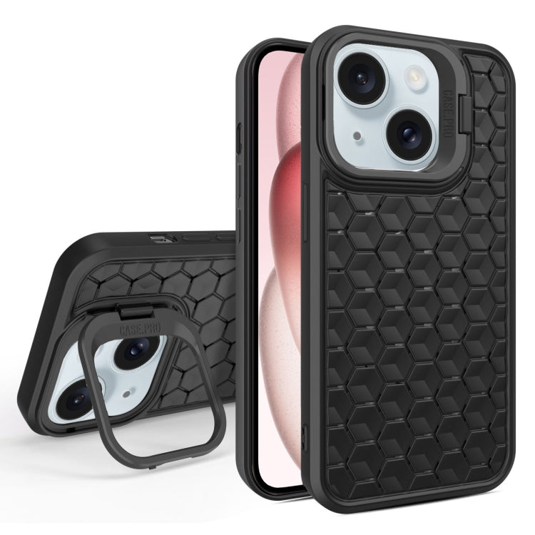 Honeycomb Radiating Lens Holder Magsafe Phone Case, For iPhone 15 Pro, For iPhone 15 Plus, For iPhone 15, For iPhone 14 Plus, For iPhone 14