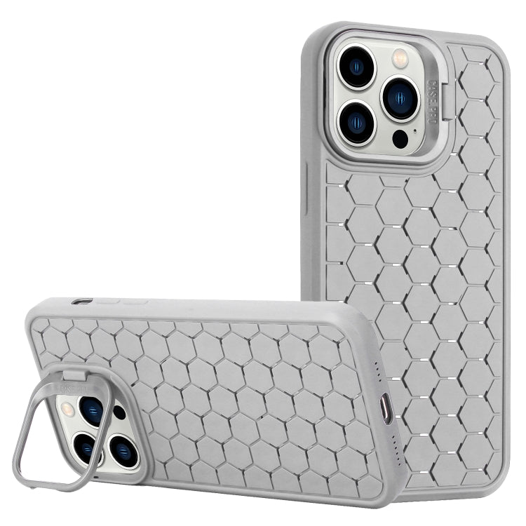 Honeycomb Radiating Lens Holder Magsafe Phone Case, For iPhone 16 Pro Max, For iPhone 16 Pro, For iPhone 16 Plus, For iPhone 16, For iPhone 15 Pro Max