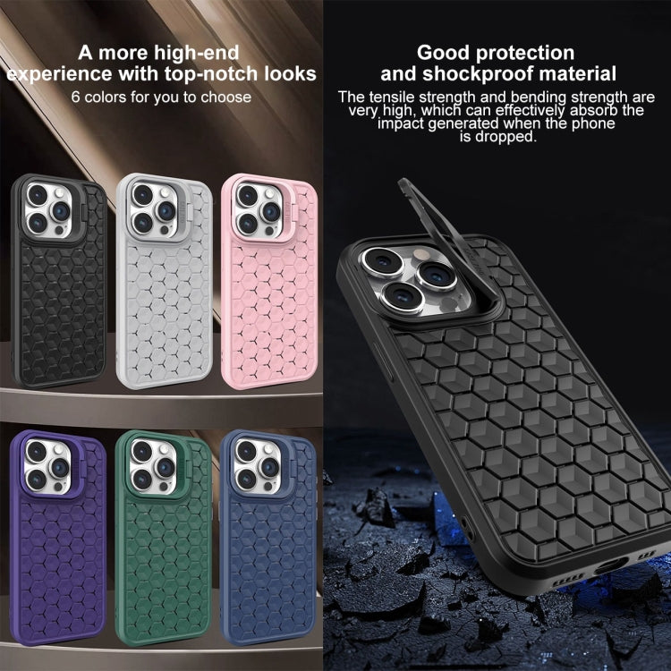 Honeycomb Radiating Lens Holder Magsafe Phone Case, For iPhone 16 Pro Max, For iPhone 16 Pro, For iPhone 16 Plus, For iPhone 16, For iPhone 15 Pro Max