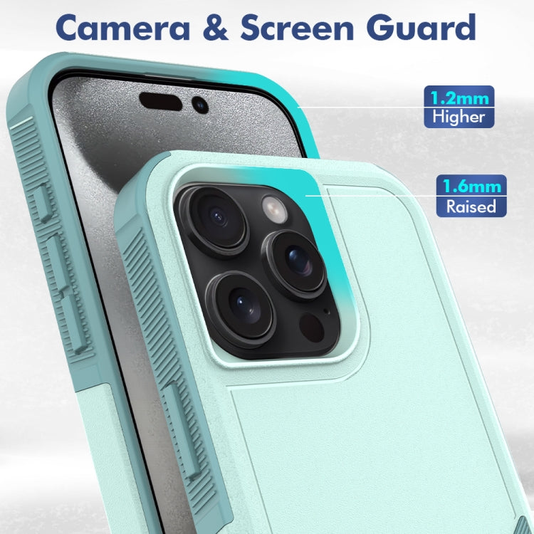 2 in 1 PC + TPU Phone Case, For iPhone 16 Pro Max, For iPhone 16 Pro, For iPhone 16 Plus, For iPhone 16, For iPhone 15 Pro Max