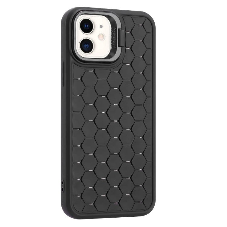 Honeycomb Radiating Lens Holder TPU Phone Case, For iPhone 12, For iPhone 12 Pro Max, For iPhone 12 Pro, For iPhone 11 Pro Max, For iPhone 11