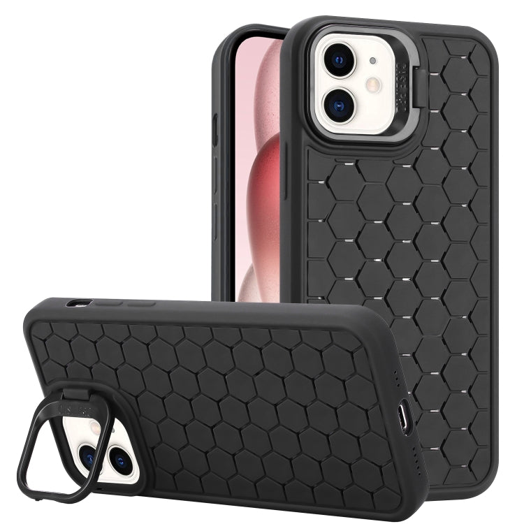 Honeycomb Radiating Lens Holder TPU Phone Case, For iPhone 12, For iPhone 12 Pro Max, For iPhone 12 Pro, For iPhone 11 Pro Max, For iPhone 11