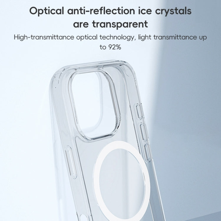 ZGA Magsafe Clear PC Hybrid TPU Phone Case, For iPhone 16 Pro Max, For iPhone 16 Pro, For iPhone 16 Plus, For iPhone 16, For iPhone 15 Pro Max, For iPhone 15 Pro, For iPhone 15 Plus, For iPhone 15