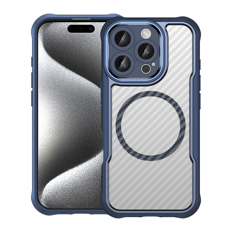 Carbon Fiber Texture MagSafe Translucent Phone Case, For iPhone 16 Pro Max, For iPhone 16 Pro, For iPhone 16 Plus, For iPhone 16, iPhone 16e, For iPhone 15 Pro Max, For iPhone 15 Pro, For iPhone 15 Plus / 14 Plus