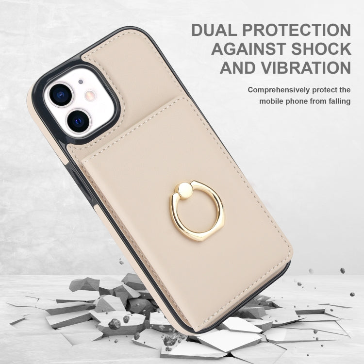 RFID Anti-theft Card Ring Holder Phone Case, For iPhone 14 Plus, For iPhone 14/13, For iPhone 14 Pro, For iPhone 14 Pro Max