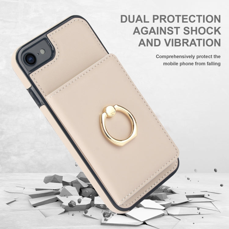 RFID Anti-theft Card Ring Holder Phone Case, For iPhone SE 2022/SE 2020/6/7/8, For iPhone 13 Pro Max, For iPhone 13 Pro, For iPhone 13 mini