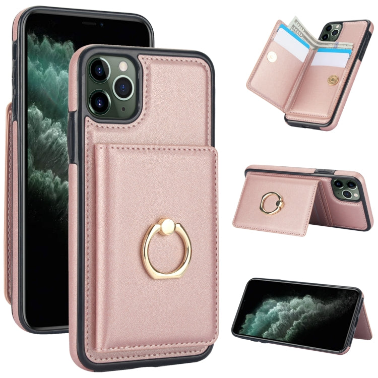 RFID Anti-theft Card Ring Holder Phone Case, For iPhone 12/12 Pro, For iPhone 12 Pro Max, For iPhone 12 mini, For iPhone 11 Pro Max