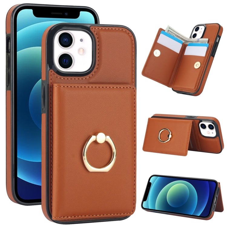 RFID Anti-theft Card Ring Holder Phone Case, For iPhone 11, For iPhone 11 Pro, For iPhone XS / X, For iPhone XR