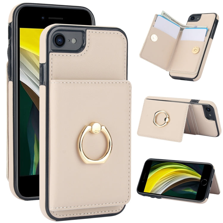 RFID Anti-theft Card Ring Holder Phone Case, For iPhone XS Max, For iPhone 8 Plus / 7 Plus