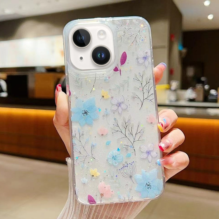 Fresh Small Floral Epoxy TPU Phone Case, For iPhone 13, For iPhone 13 mini, For iPhone 12, For iPhone 12 Pro Max, For iPhone 12 Pro