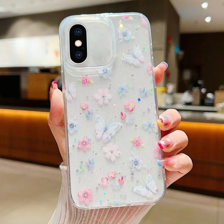 Fresh Small Floral Epoxy TPU Phone Case, For iPhone XS Max, For iPhone 7 Plus / 8 Plus, For iPhone X / XS