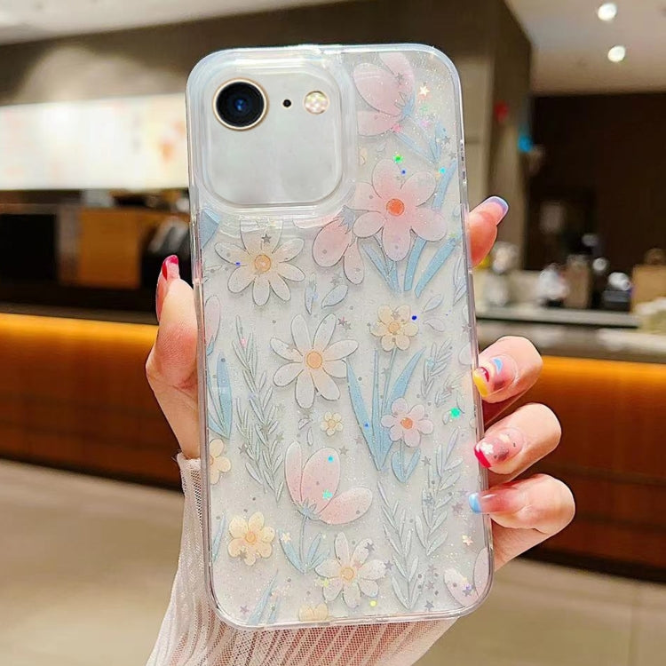 Fresh Small Floral Epoxy TPU Phone Case, For iPhone 14 Pro, For iPhone 14 Pro Max, For iPhone 7 / 8 / SE 2022, For iPhone 13 Pro Max, For iPhone 13 Pro