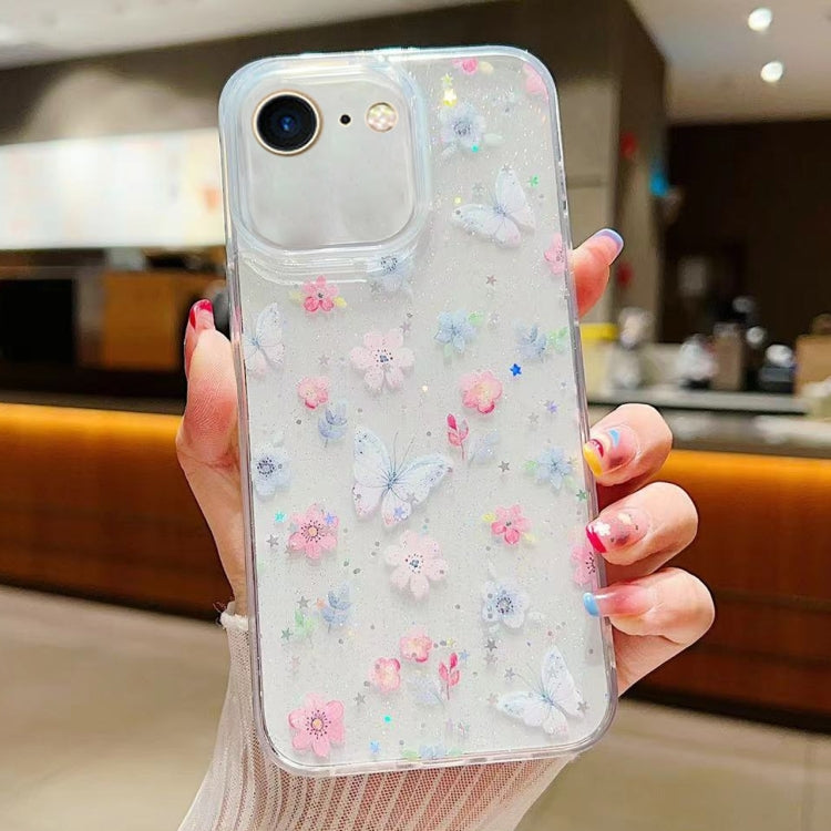 Fresh Small Floral Epoxy TPU Phone Case, For iPhone 14 Pro, For iPhone 14 Pro Max, For iPhone 7 / 8 / SE 2022, For iPhone 13 Pro Max, For iPhone 13 Pro