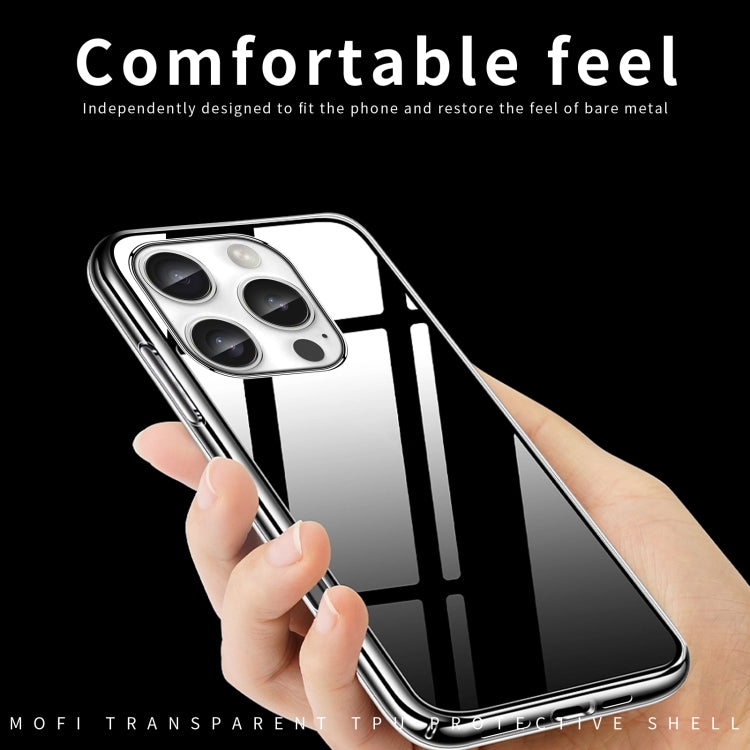 MOFI Ming Series Ultra-thin TPU Phone Case, For iPhone 16 Pro Max, For iPhone 16 Pro, For iPhone 16 Plus, For iPhone 16, iPhone 16e, For iPhone 15 Pro Max, For iPhone 15 Pro, For iPhone 15 Plus, For iPhone 15