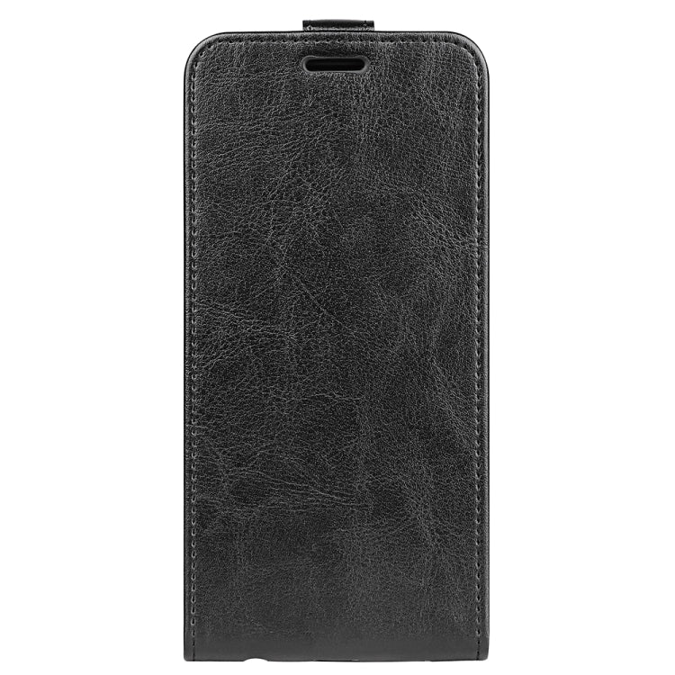 R64 Texture Single Vertical Flip Leather Phone Case, For iPhone 15