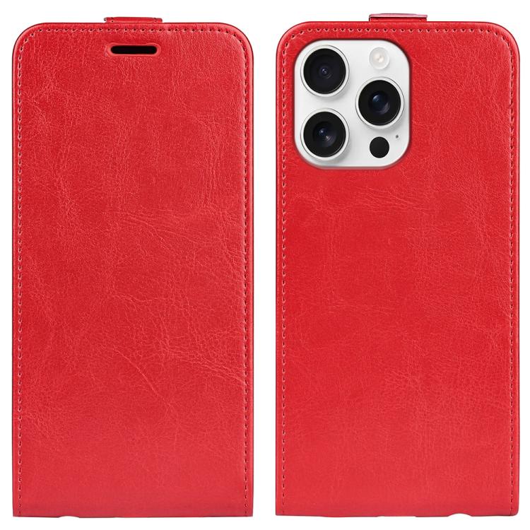 R64 Texture Single Vertical Flip Leather Phone Case, For iPhone 16 Pro Max, For iPhone 16 Pro, For iPhone 16 Plus, For iPhone 16, For iPhone 16e, For iPhone 15 Pro Max, For iPhone 15 Pro, For iPhone 15 Plus