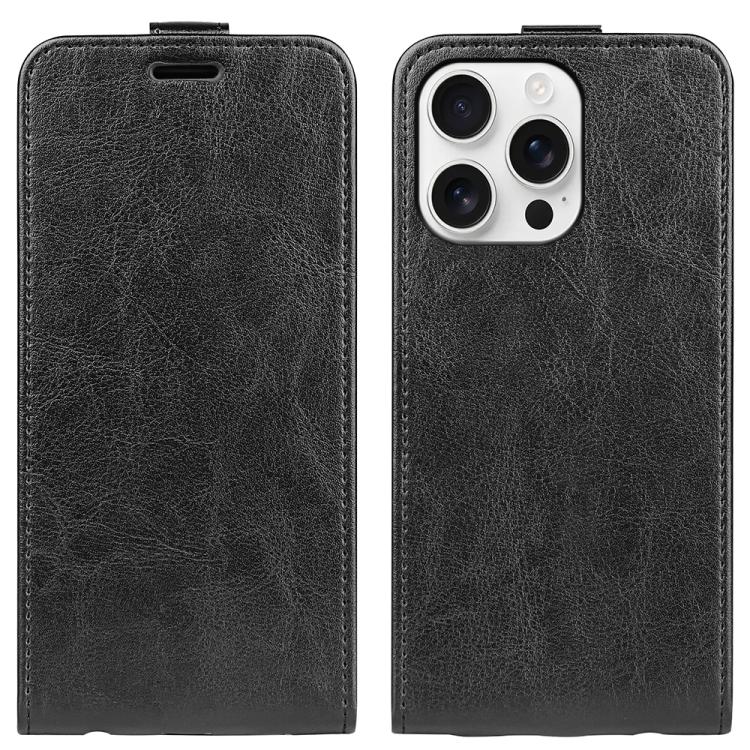 R64 Texture Single Vertical Flip Leather Phone Case, For iPhone 16 Pro Max, For iPhone 16 Pro, For iPhone 16 Plus, For iPhone 16, For iPhone 16e, For iPhone 15 Pro Max, For iPhone 15 Pro, For iPhone 15 Plus