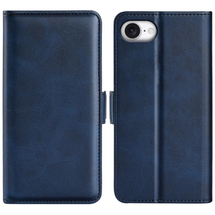 Dual-side Magnetic Buckle Horizontal Flip Leather Phone Case, For iPhone 16 Pro, For iPhone 16 Plus, For iPhone 16, For iPhone 16 Pro Max, For iPhone 16e, For iPhone 15 Pro Max