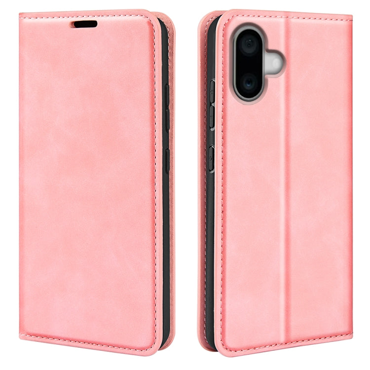 Retro-skin  Magnetic Suction Leather Phone Case, For iPhone 16 Pro Max, For iPhone 16 Pro, For iPhone 16 Plus, For iPhone 16, iPhone 16e, For iPhone 15 Pro Max