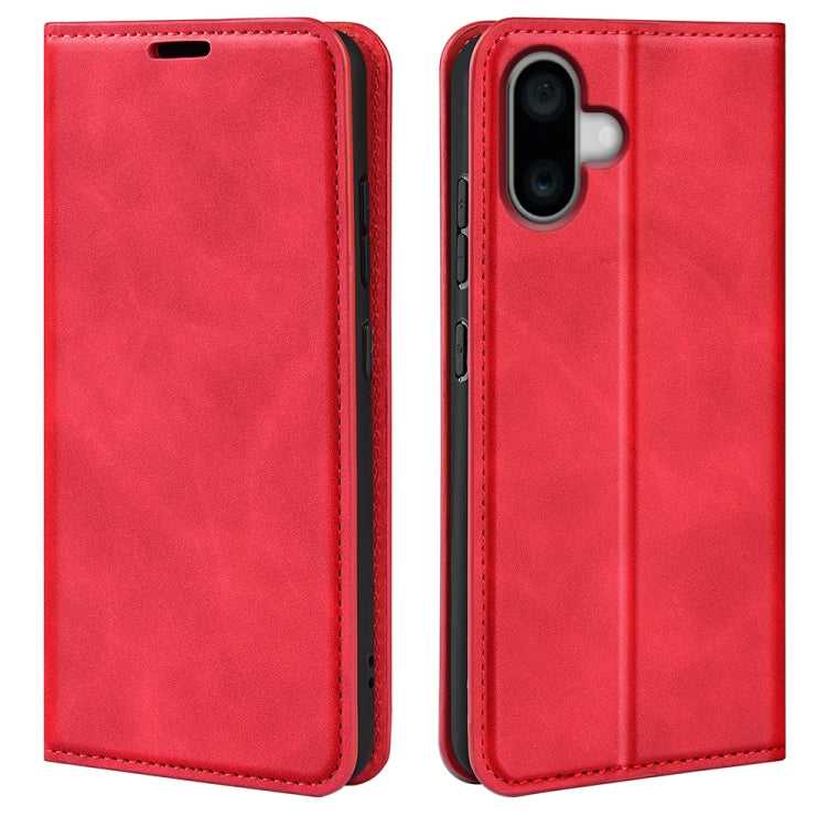 Retro-skin  Magnetic Suction Leather Phone Case, For iPhone 16 Pro Max, For iPhone 16 Pro, For iPhone 16 Plus, For iPhone 16, iPhone 16e, For iPhone 15 Pro Max