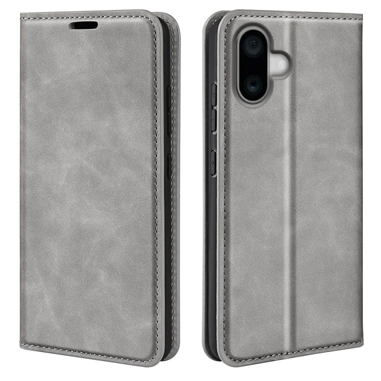 Retro-skin  Magnetic Suction Leather Phone Case, For iPhone 16 Pro Max, For iPhone 16 Pro, For iPhone 16 Plus, For iPhone 16, iPhone 16e, For iPhone 15 Pro Max