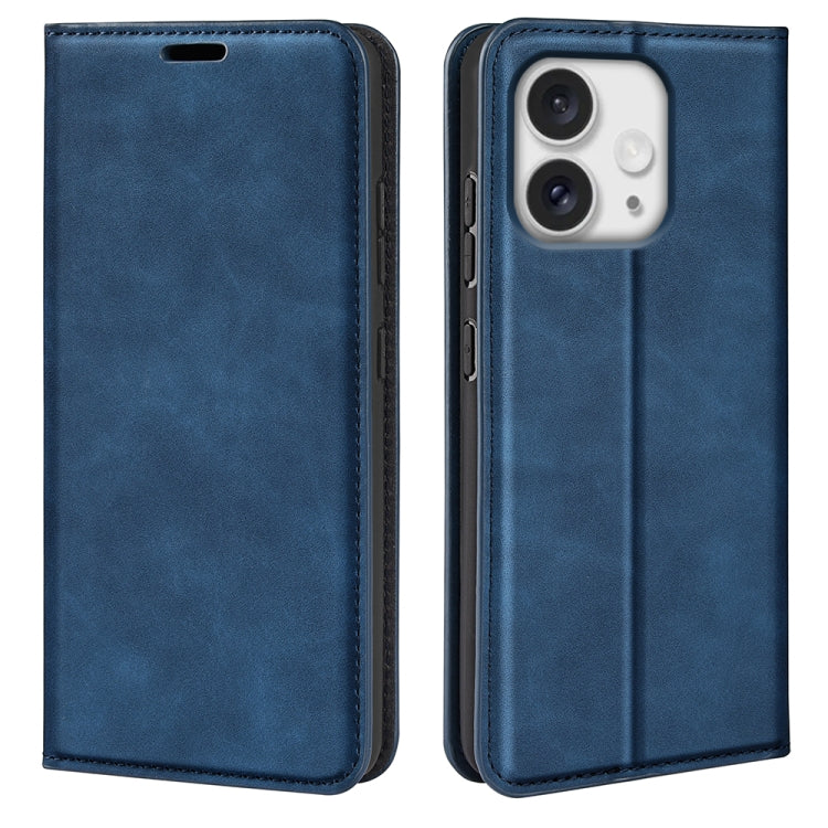 Retro-skin  Magnetic Suction Leather Phone Case, For iPhone 16 Pro Max, For iPhone 16 Pro, For iPhone 16 Plus, For iPhone 16, iPhone 16e, For iPhone 15 Pro Max