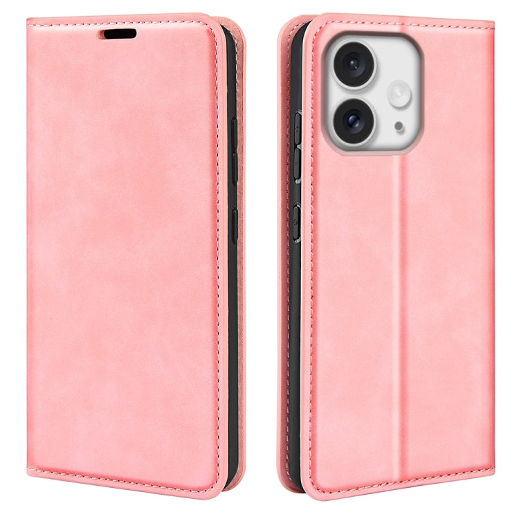 Retro-skin  Magnetic Suction Leather Phone Case, For iPhone 16 Pro Max, For iPhone 16 Pro, For iPhone 16 Plus, For iPhone 16, iPhone 16e, For iPhone 15 Pro Max