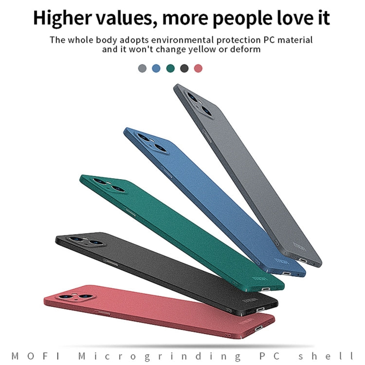 MOFI Fandun Series Frosted PC Ultra-thin All-inclusive Phone Case, For iPhone 15 Plus, For iPhone 15