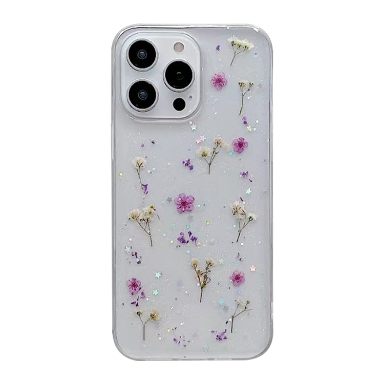 Gypsophila Flowers Pattern TPU Protective Phone Case, For iPhone 16e, For iPhone 16 Pro Max, For iPhone 16 Pro, For iPhone 16 Plus, For iPhone 16, For iPhone 15 Pro Max, For iPhone 15 Pro, For iPhone 15 Plus