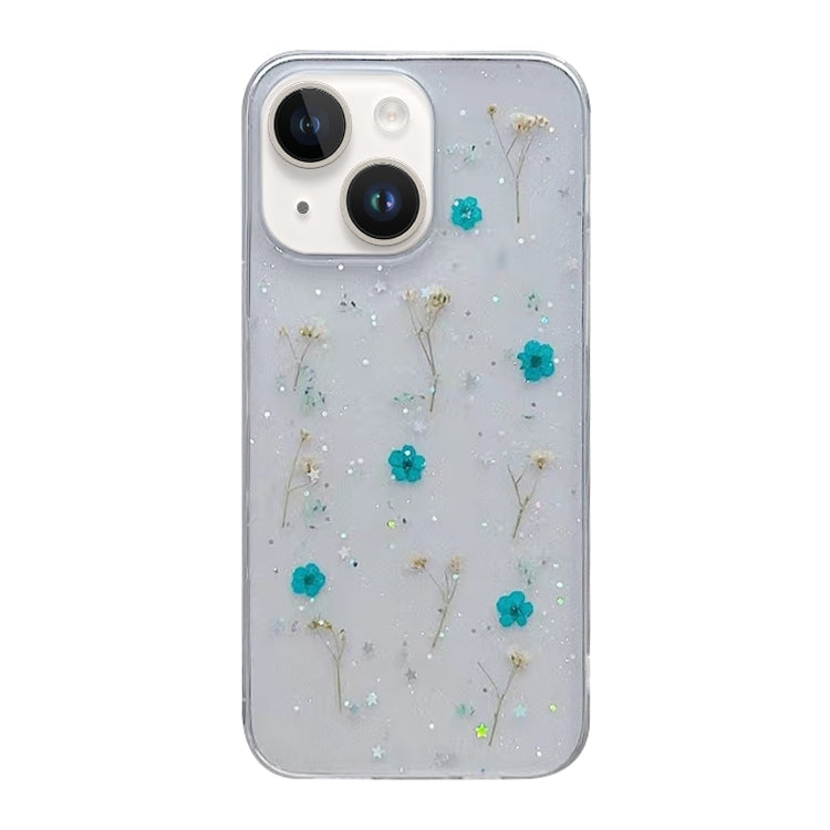 Gypsophila Flowers Pattern TPU Protective Phone Case, For iPhone 15