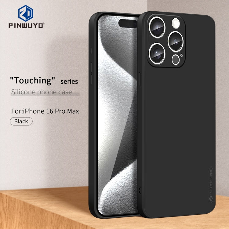 PINWUYO Sense Series Liquid Silicone TPU Phone Case, For iPhone 16 Pro Max, For iPhone 16 Pro, For iPhone 16 Plus, For iPhone 16, For iPhone 15 Pro Max, For iPhone 15 Pro, For iPhone 15 Plus, For iPhone 15