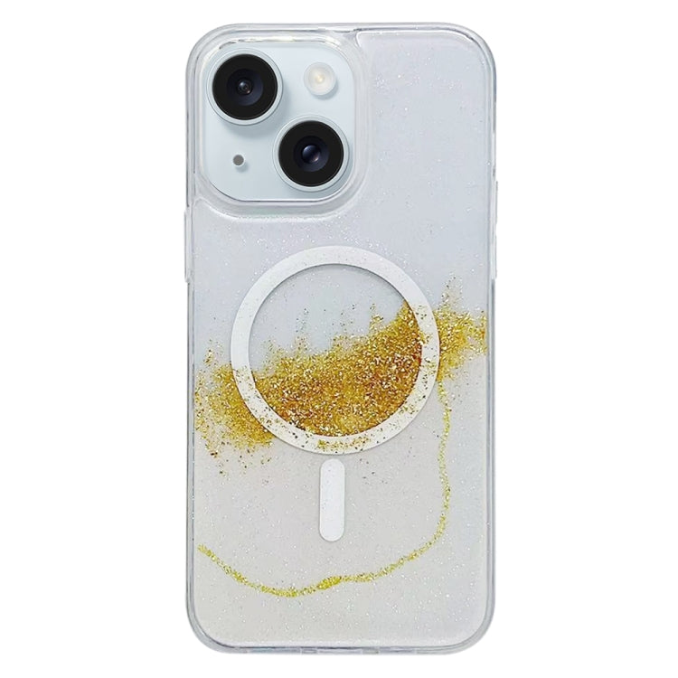 Gilding MagSafe Hybrid Clear TPU Phone Case, For iPhone 15 Pro Max, For iPhone 15 Pro, For iPhone 15 Plus, For iPhone 15