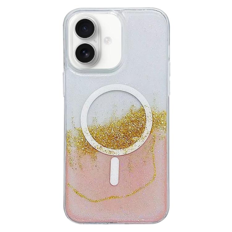 Gilding MagSafe Hybrid Clear TPU Phone Case, For iPhone 16 Pro Max, For iPhone 16 Pro, For iPhone 16 Plus, For iPhone 16