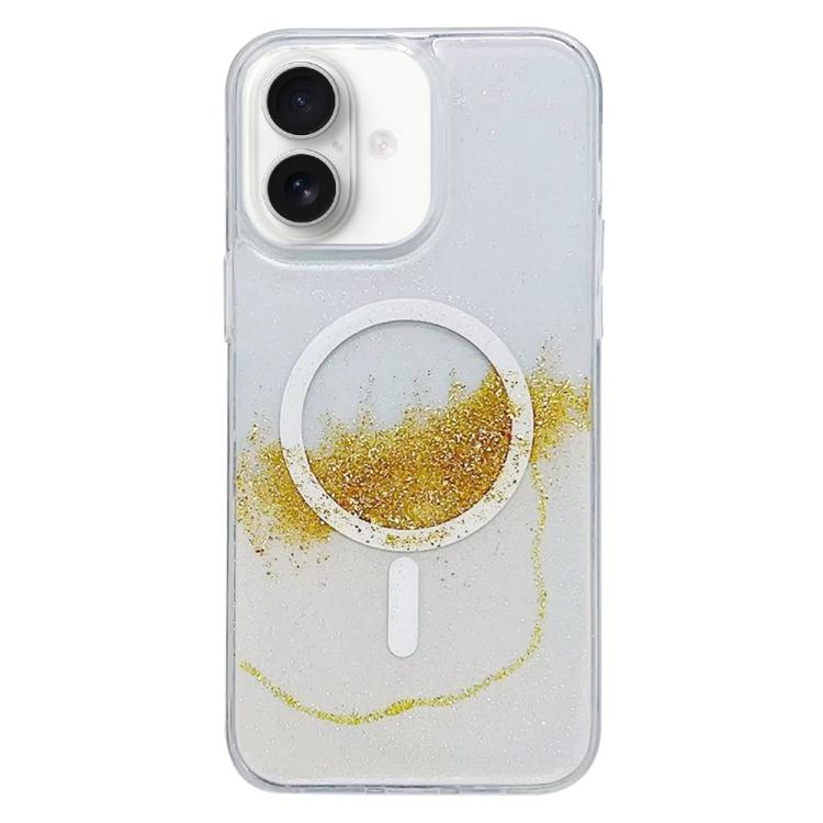 Gilding MagSafe Hybrid Clear TPU Phone Case, For iPhone 16 Pro Max, For iPhone 16 Pro, For iPhone 16 Plus, For iPhone 16