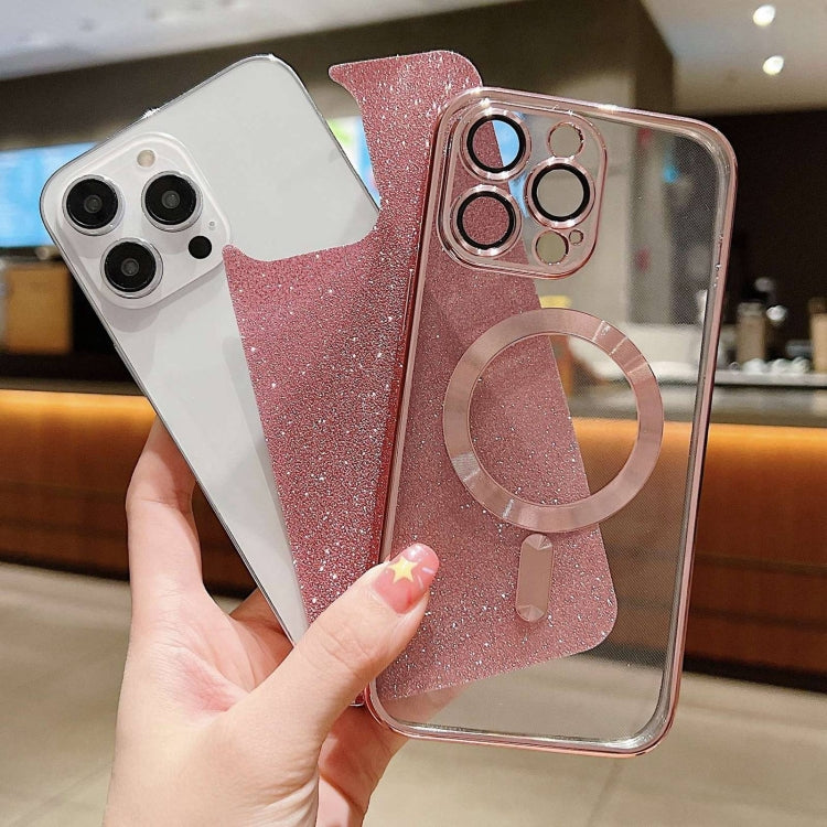 Glitter Electroplating MagSafe TPU Phone Case, For iPhone X / XS, For iPhone 7 Plus / 8 Plus