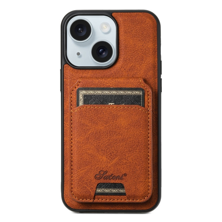 Suteni H16 Litchi Texture Leather Detachable Wallet Back Phone Case, For iPhone 15, For iPhone 14 Plus, For iPhone 14, For iPhone 14 Pro, For iPhone 14 Pro Max, For iPhone 13 Pro Max, For iPhone 13 Pro, For iPhone 13