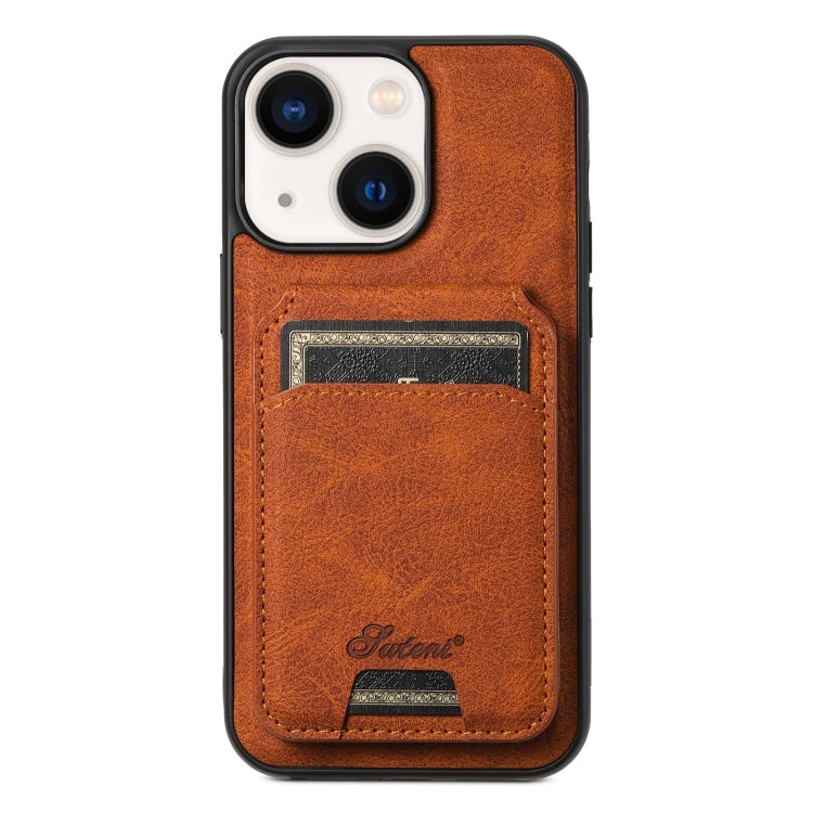 Suteni H16 Litchi Texture Leather Detachable Wallet Back Phone Case, For iPhone 15, For iPhone 14 Plus, For iPhone 14, For iPhone 14 Pro, For iPhone 14 Pro Max, For iPhone 13 Pro Max, For iPhone 13 Pro, For iPhone 13