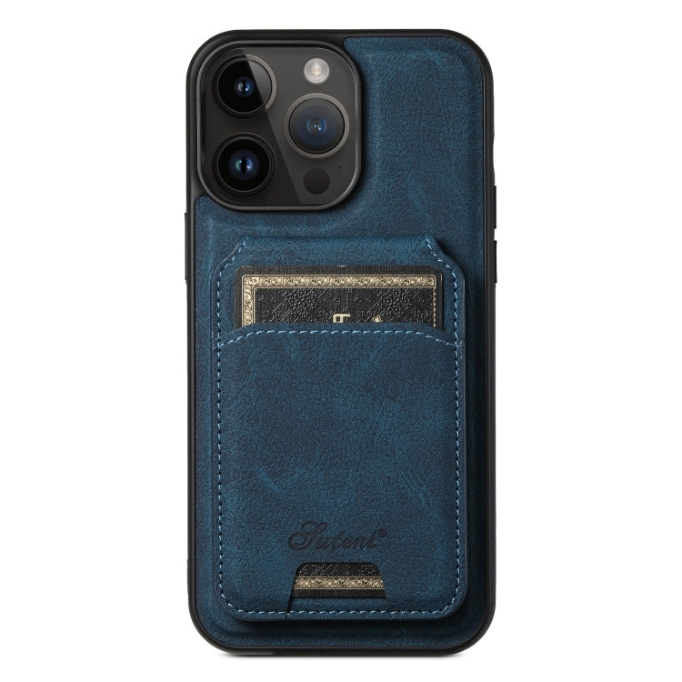 Suteni H16 Litchi Texture Leather Detachable Wallet Back Phone Case, For iPhone 12, For iPhone 12 Pro Max, For iPhone 12 Pro