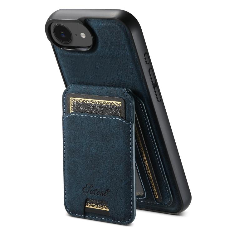 Suteni H16 Litchi Texture Leather Detachable Wallet Back Phone Case, For iPhone 16e, For iPhone 16 Pro Max, For iPhone 16 Pro, For iPhone 16 Plus, For iPhone 16, For iPhone 15 Pro Max, For iPhone 15 Pro, For iPhone 15 Plus