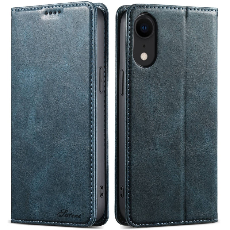 Suteni J02 Oil Wax Wallet Leather Phone Case, For iPhone 12 mini, For iPhone 11 Pro Max, For iPhone 11, For iPhone 11 Pro, For iPhone XR, For iPhone XS Max