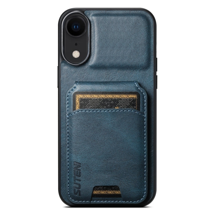 Suteni H02 Leather Wallet Stand Back Phone Case, For iPhone X / XS, For iPhone XR, For iPhone XS Max, For iPhone 12 / 12 Pro