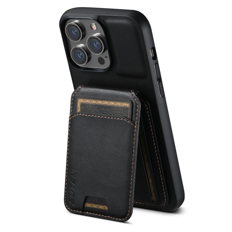 Suteni H02 Leather Wallet Stand Back Phone Case, For iPhone X / XS, For iPhone XR, For iPhone XS Max, For iPhone 12 / 12 Pro