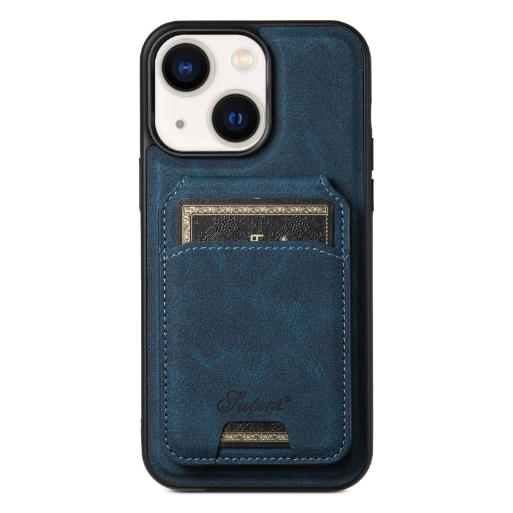 Suteni H17 Litchi Texture Leather MagSafe Detachable Wallet Phone Case, For iPhone 15, For iPhone 14 Plus, For iPhone 14, For iPhone 14 Pro, For iPhone 14 Pro Max, For iPhone 13 Pro Max, For iPhone 13 Pro, For iPhone 13