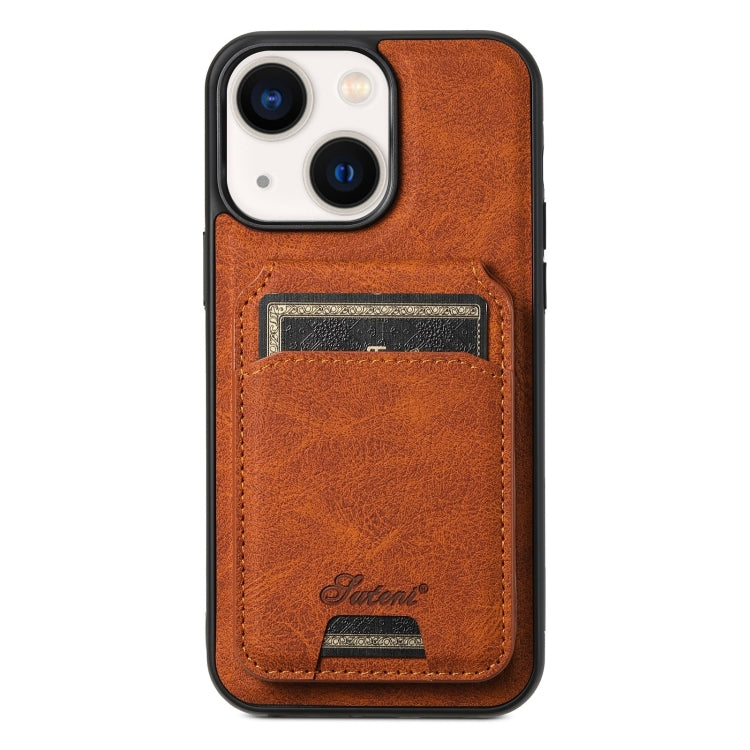 Suteni H17 Litchi Texture Leather MagSafe Detachable Wallet Phone Case, For iPhone 15, For iPhone 14 Plus, For iPhone 14, For iPhone 14 Pro, For iPhone 14 Pro Max, For iPhone 13 Pro Max, For iPhone 13 Pro, For iPhone 13