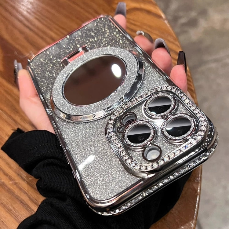 Rhinestone Mirror Glitter MagSafe TPU Phone Case, For iPhone 12, For iPhone 12 Pro Max, For iPhone 12 Pro, For iPhone 11 Pro Max, For iPhone 11