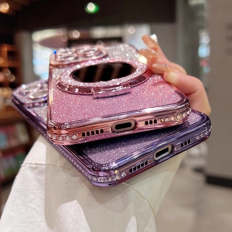 Rhinestone Mirror Glitter MagSafe TPU Phone Case, For iPhone 14 Pro, For iPhone 14 Pro Max, For iPhone 13 Pro Max, For iPhone 13 Pro, For iPhone 13